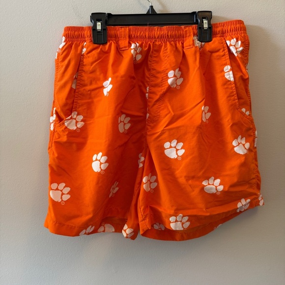 Columbia Clemson Orange Swim Trunks - Picture 1 of 3